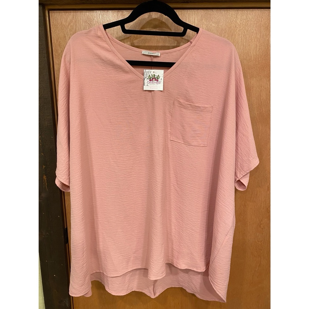 Jodifl Boxy Fit Women Shirt - M Dusty Rose